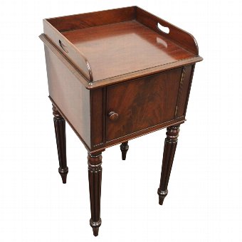Mahogany Bedside Locker In Style of Gillows