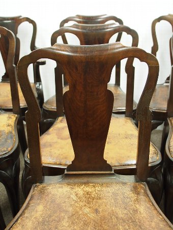 Antique Set of 12 Chairs by Whytock and Reid