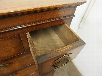 Antique Neat Early Georgian Style Walnut Chest on Chest