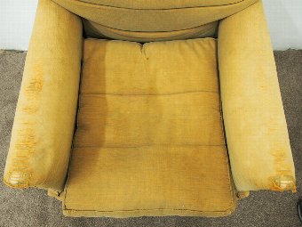 Antique Neat Size Easy Chair by Whytock and Reid