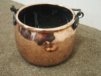 Antique Copper Pot with Lid