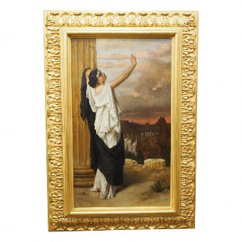 Oil Painting on Canvas of ‘Cassandra of Troy’