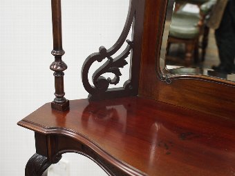 Antique Chippendale Style Mahogany Corner Cabinet