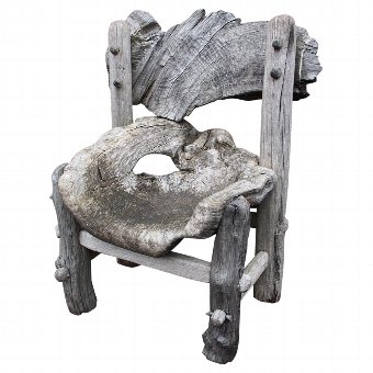 Unusual Rustic Garden Seat 