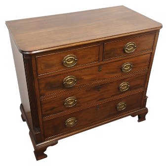  Neat George III Style Mahogany Chest of Drawers
