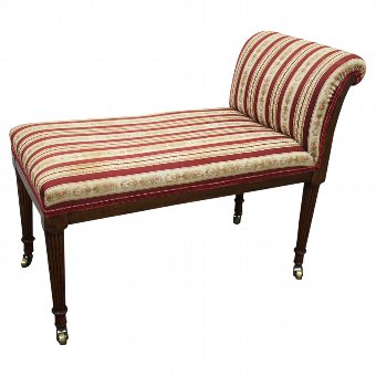 Regency Style Miniature Chaise Longue or Window Seat