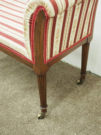 Antique Regency Style Miniature Chaise Longue or Window Seat