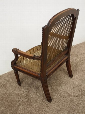 Antique French Walnut Bergere Childs Chair