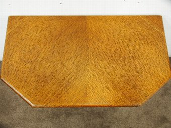 Antique Art Deco Oak Side Table