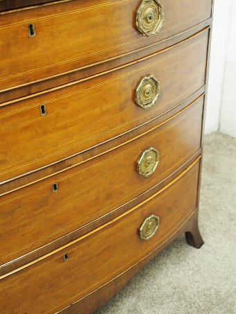 Antique George III Mahogany and Inlaid Chest of Drawers