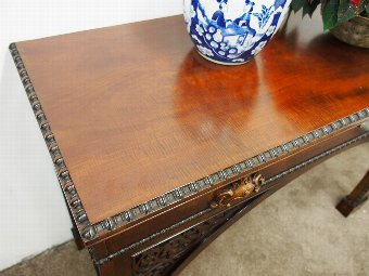 Antique William IV Mahogany Hall Table or Serving Table