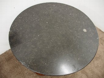 Antique French Circular Marble Top Table