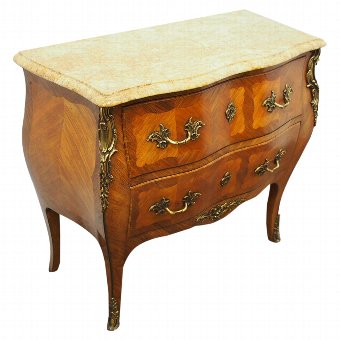 French Louis XV Style Kingwood Commode