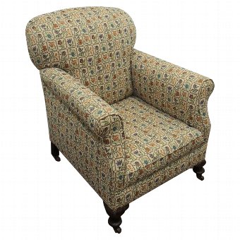 Edwardian Mahogany Easy Chair