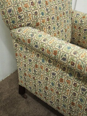 Antique Edwardian Mahogany Easy Chair