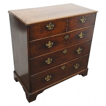 George II Oak Chest of Drawers