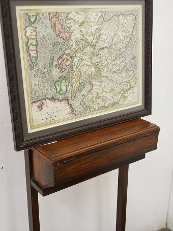 Antique Unusual Walnut Easel
