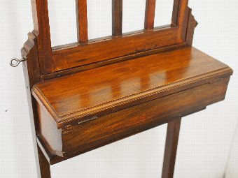Antique Unusual Walnut Easel
