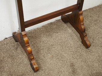 Antique Unusual Walnut Easel