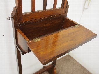 Antique Unusual Walnut Easel