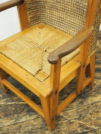 Antique Pine and Stained Beech Orkney Chair