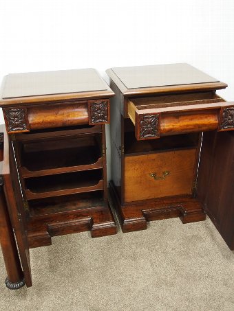 Antique Pair of William IV Mahogany Pedestals