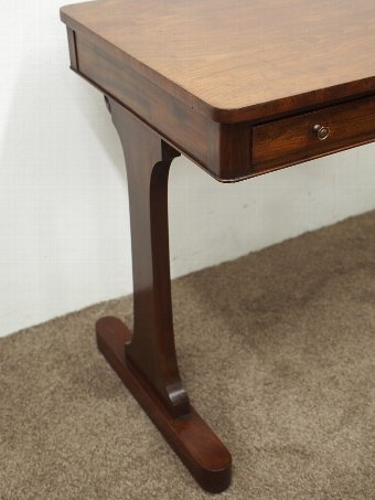 Antique George III Mahogany Side Table or Library Table