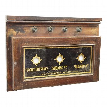 Stained Beech Framed Servants Bell Box