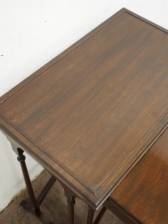 Antique George II Style Nest of 4 Mahogany Tables