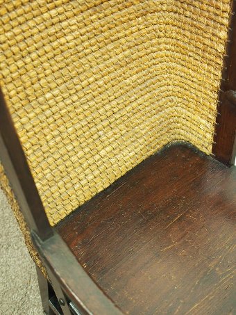Antique Dark Stained Pine Orkney Chair