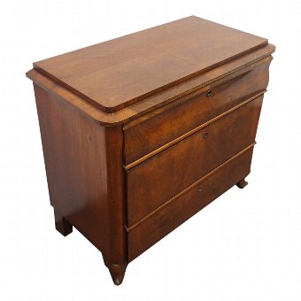 Neat Mahogany Biedermeier Chest of Drawers