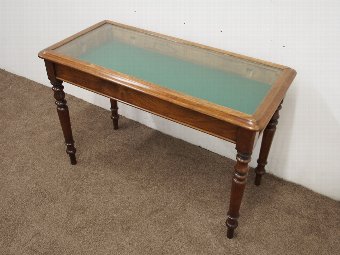 Antique Victorian Bijouterie Table or Collectors Cabinet