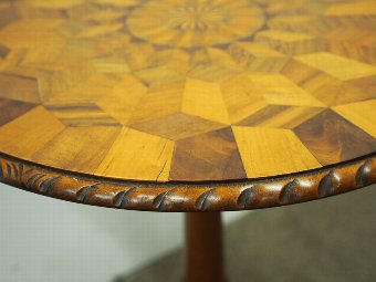 Antique Mid Victorian Specimen Top Occasional Table