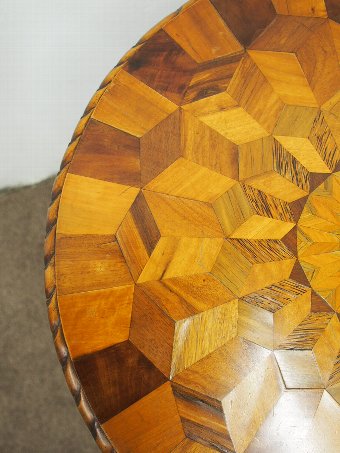 Antique Mid Victorian Specimen Top Occasional Table