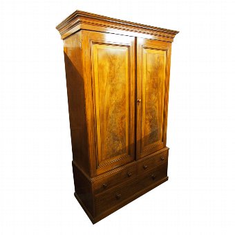 Mid Victorian Two Door Wardrobe
