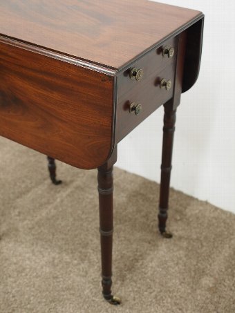 Antique George IV Mahogany Miniature Pembroke Table