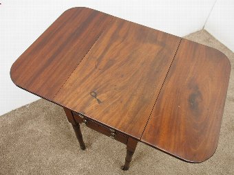 Antique George IV Mahogany Miniature Pembroke Table