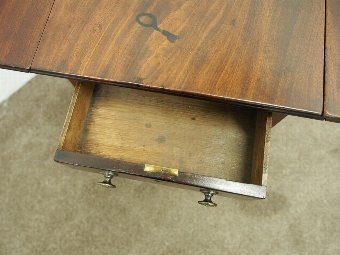 Antique George IV Mahogany Miniature Pembroke Table