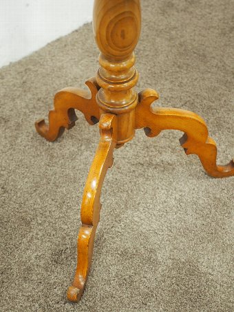 Antique Rare Pair of Elm Occasional Tables