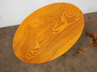 Antique Rare Pair of Elm Occasional Tables