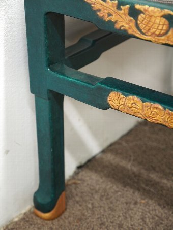 Antique Chinoiserie Stool by Whytock and Reid