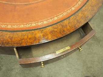 Antique Regency Circular Drum Table