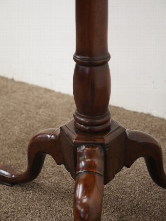 Antique George III Mahogany Snap Top Occasional Table