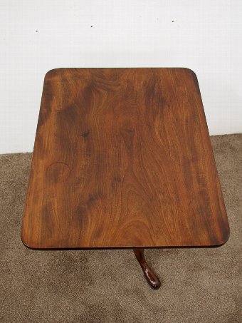 Antique George III Mahogany Snap Top Occasional Table