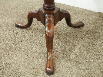 Antique George III Mahogany Snap Top Occasional Table