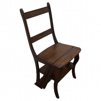 Dark Ash Metamorphic Steps and Chair