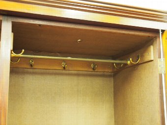 Antique Victorian Two Door Mahogany Wardrobe