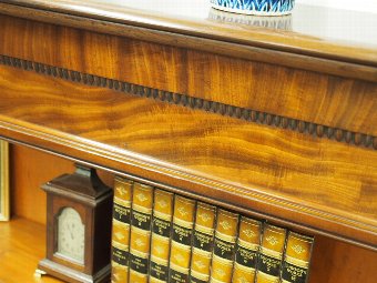 Antique Victorian Mahogany Open Bookcase