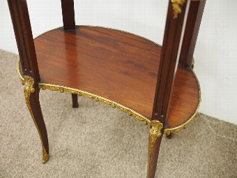 Antique Louis IV Style Kidney Shaped Occasional Table