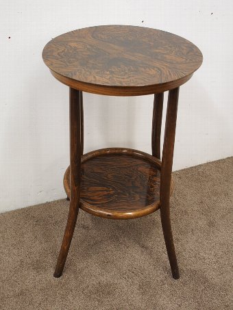Antique Bentwood Occasional Table by Fischel